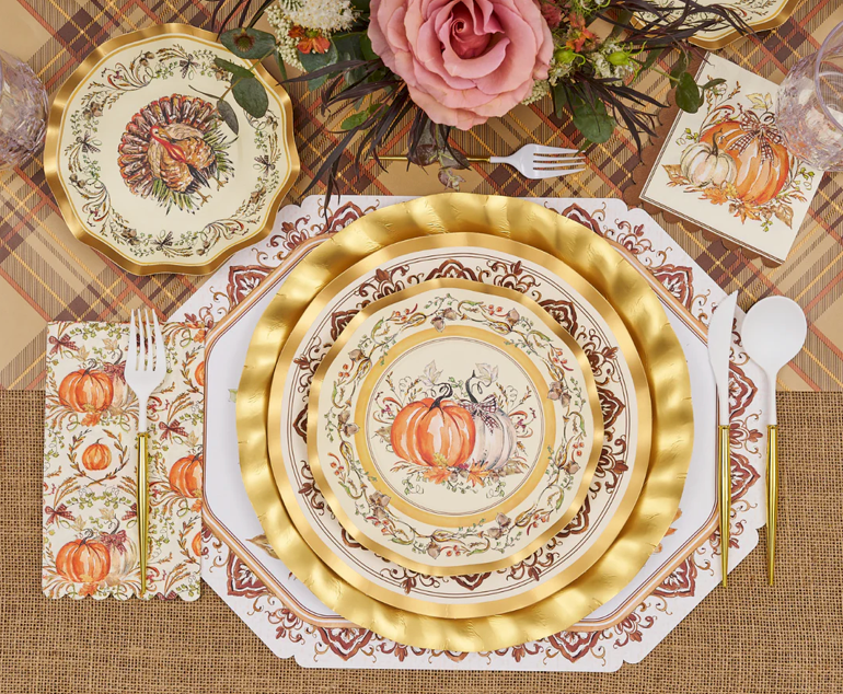 Harvest Table Candle & Napkin Set