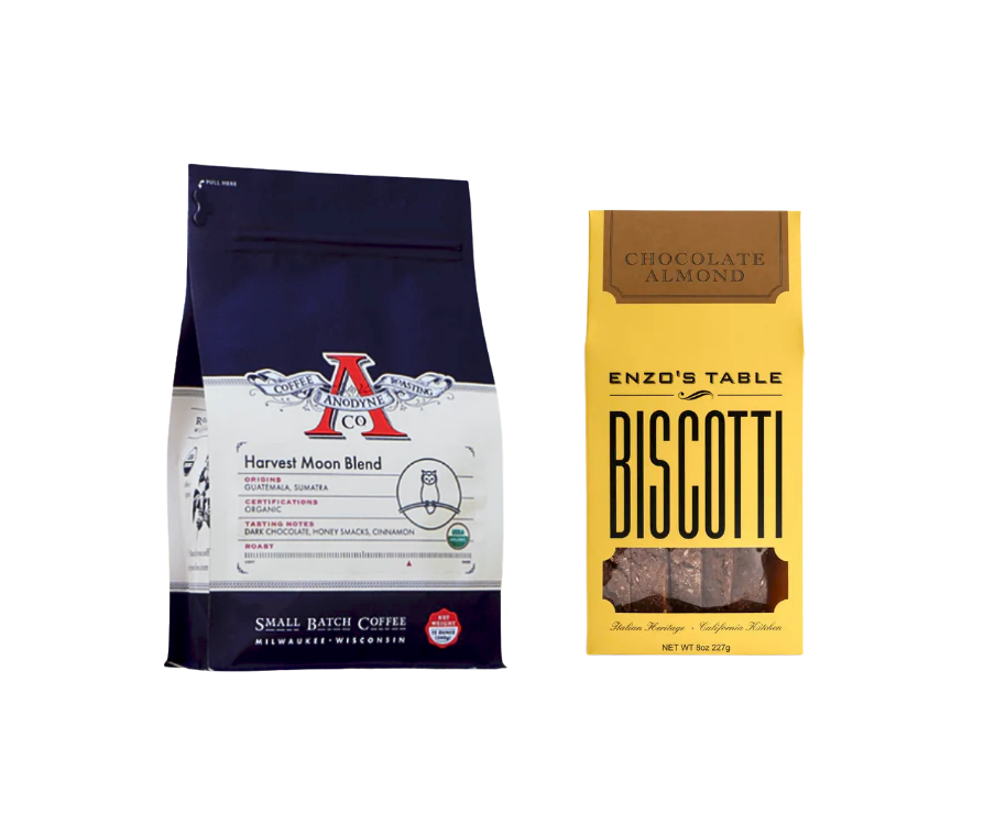 Autumn Coffee & Biscotti Set