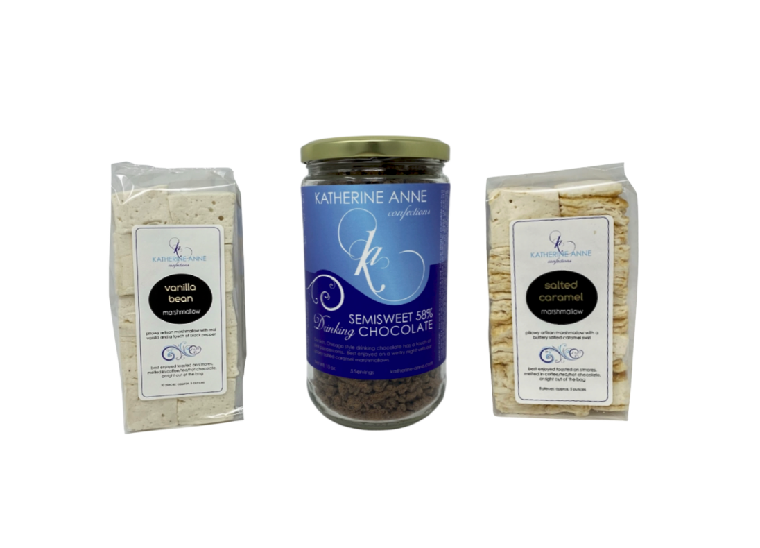 Artisan Drinking Chocolate & Marshmallow Set