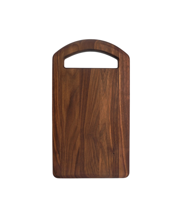 Walnut Oval Handled Cutting Board