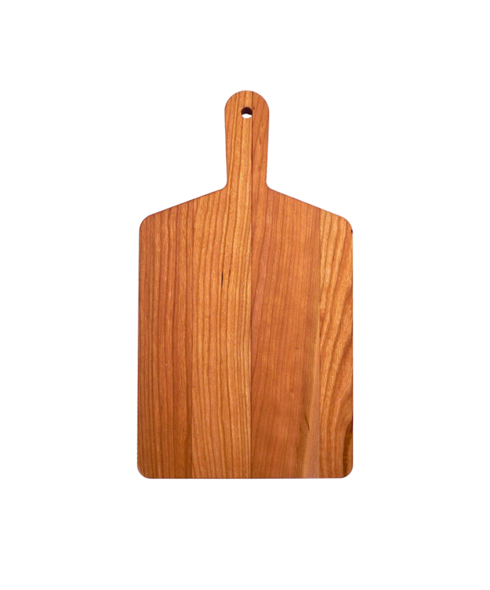 Cherry Wood Rectangle Cheese Board with Handle