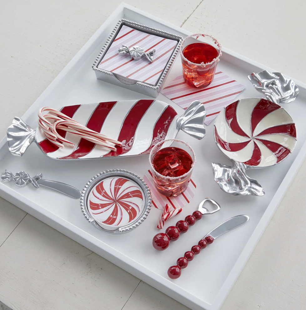 Mariposa Peppermint Candy Tray
