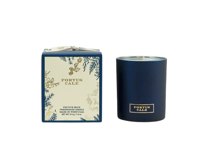 Portus Cale Festive Blue Aromatic Candle