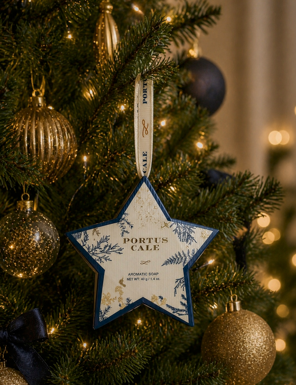 Portus Cale Small Festive Blue Scented Soap