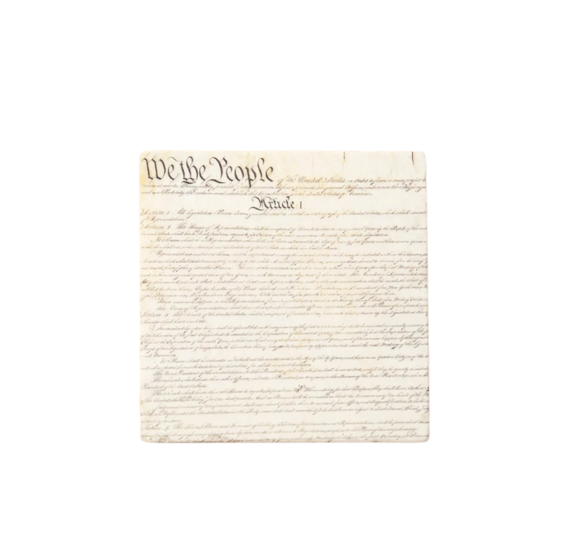 U.S. Constitution Tile Coaster
