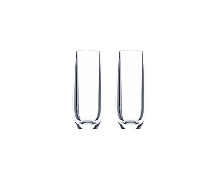 Oasis Unbreakable Stemless Champagne Glass - 6 oz - Set of Two