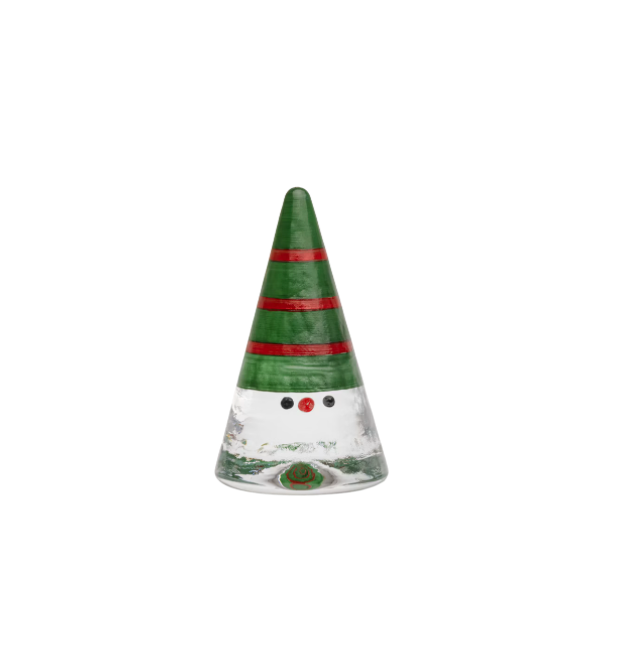 Kosta Boda Glass Green Noel Santa