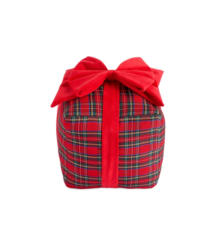 Shiraleah Scottie Red Large Gift Box Pillow