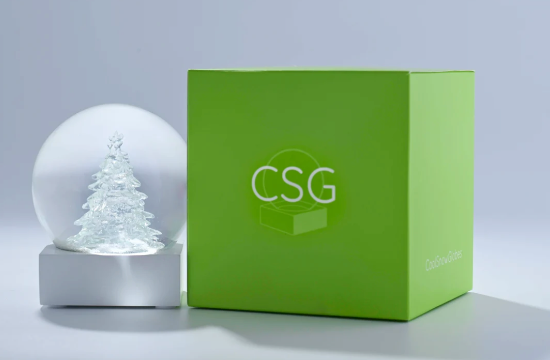 "Crystal" Tree Snow Globe