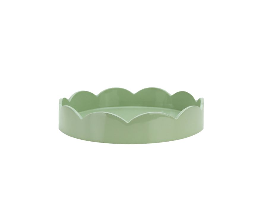 Addison Ross Round Small Lacquered Scallop Trays