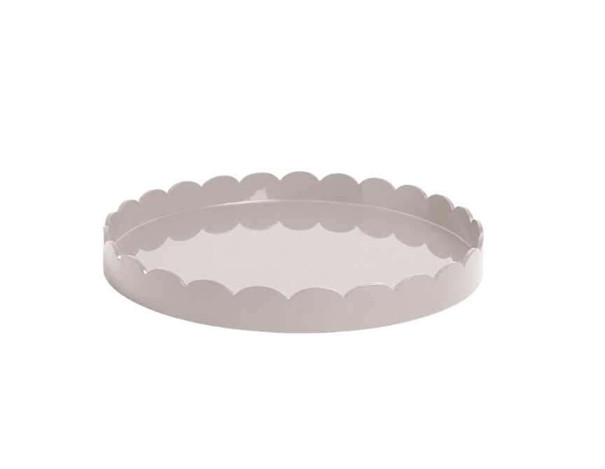 Addison Ross Round Large Lacquered Scallop Trays