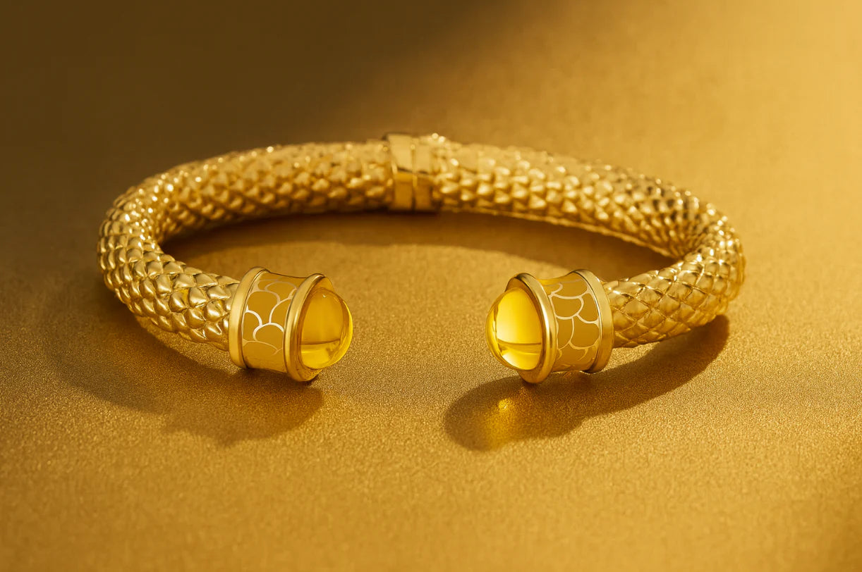 Minoan Torque Gold Bangle
