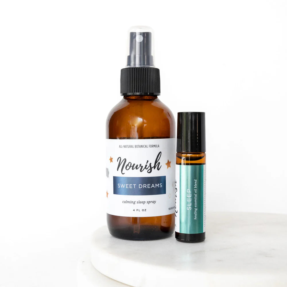 Silk Eye Mask & Essential Oils Sleep Set