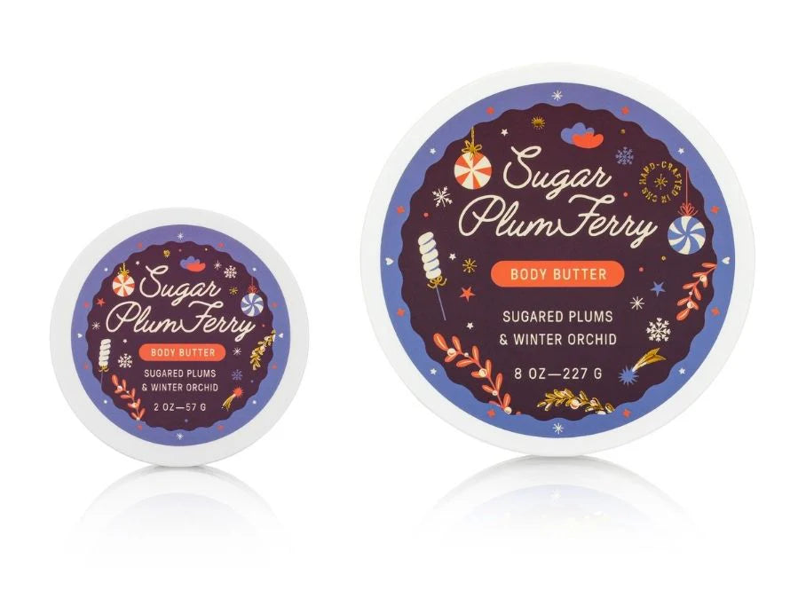 2 oz Travel Size Holiday Body Butter - Multiple Scents