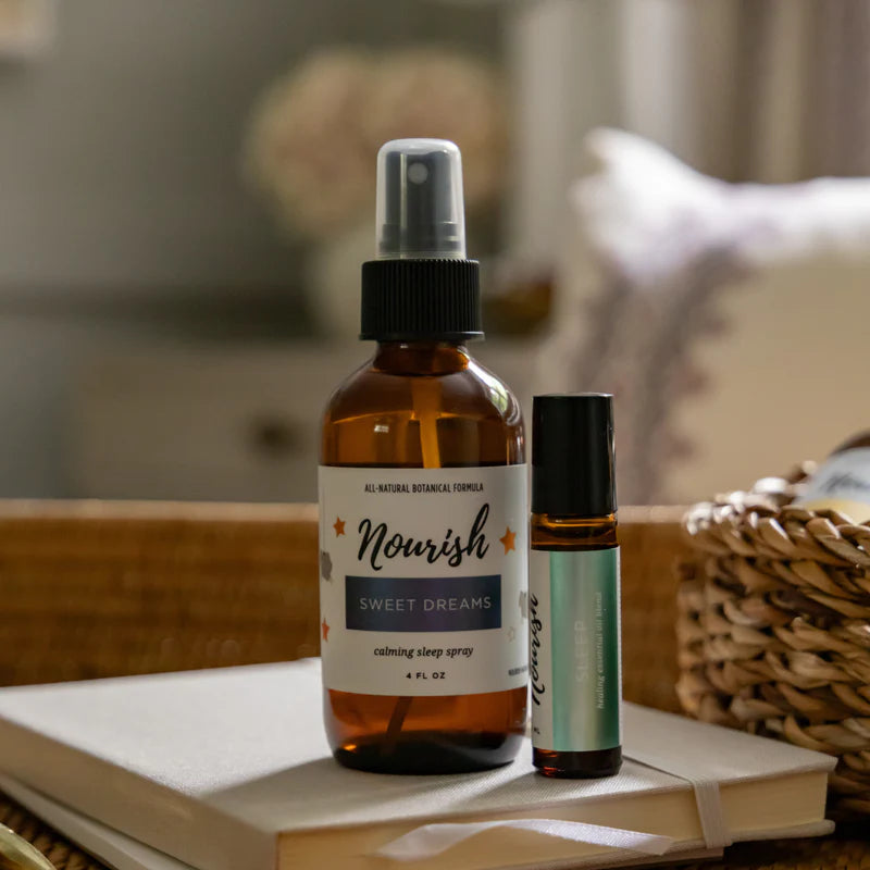 Silk Eye Mask & Essential Oils Sleep Set