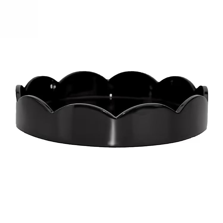 Addison Ross Round Small Lacquered Scallop Trays