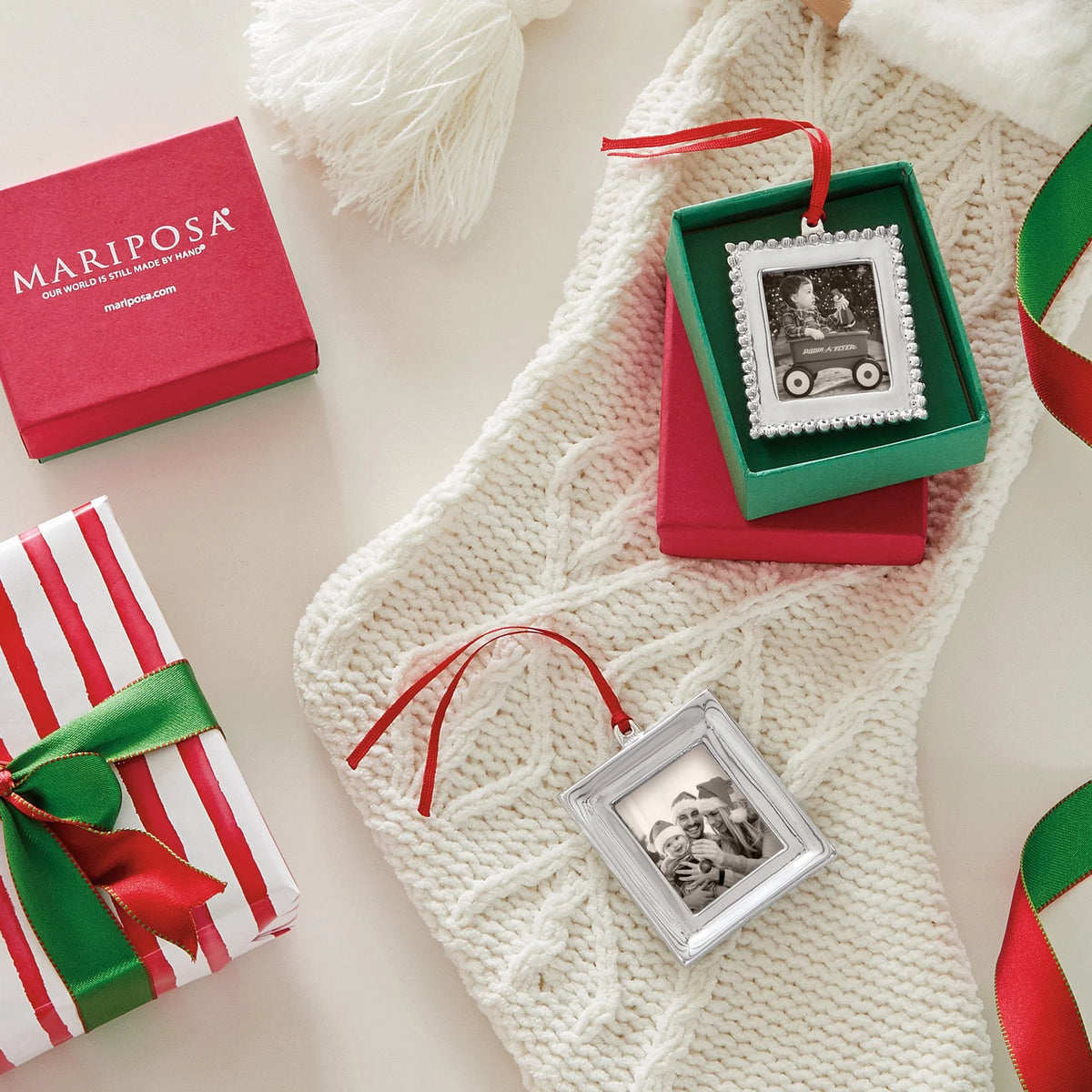 Mariposa Signature Photo Ornament