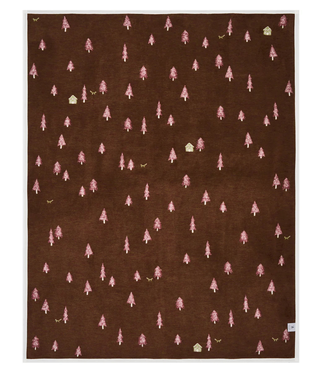 Winter’s Walk Jacquard Throw Blanket