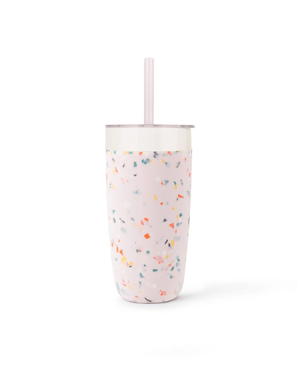 Insulated Tumbler With Straw Lid