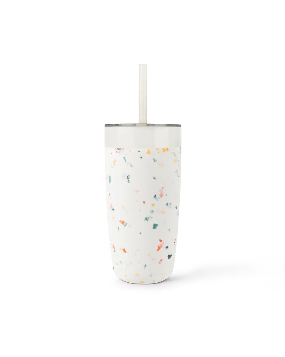 Insulated Tumbler With Straw Lid