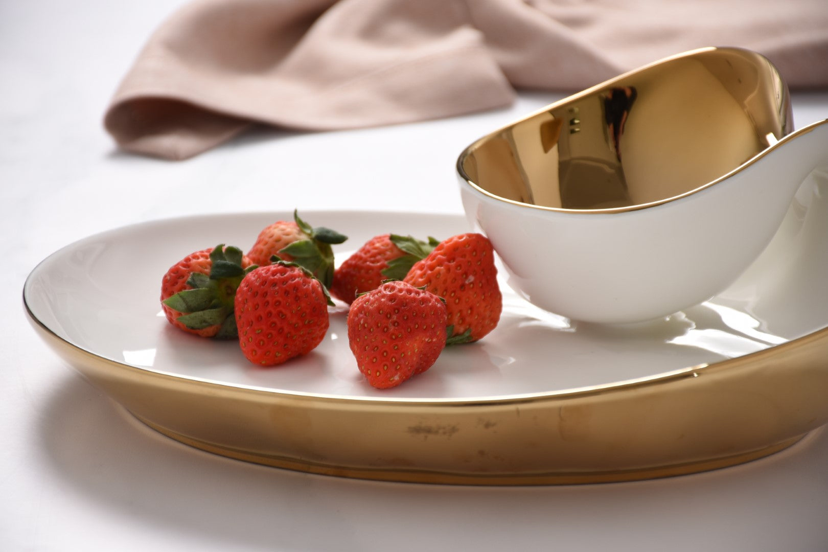 Chip & Dip Porcelain Tray