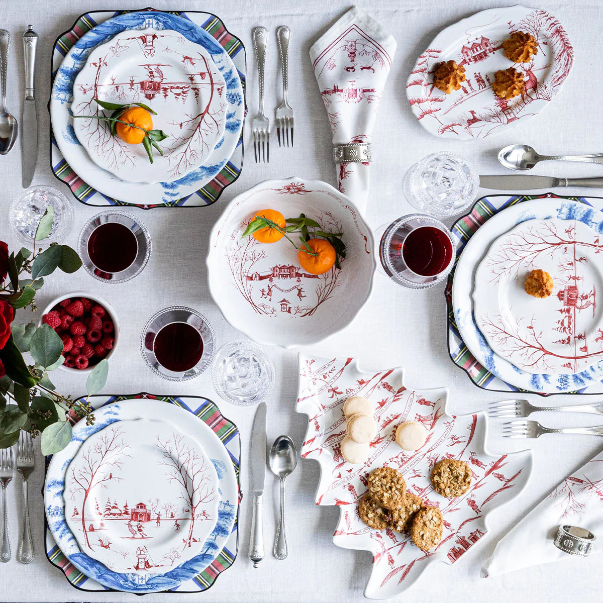 Juliska Winter Frolic Tree Platter