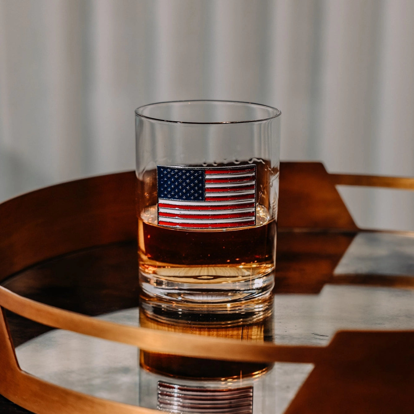 American Flag Whiskey Glasses