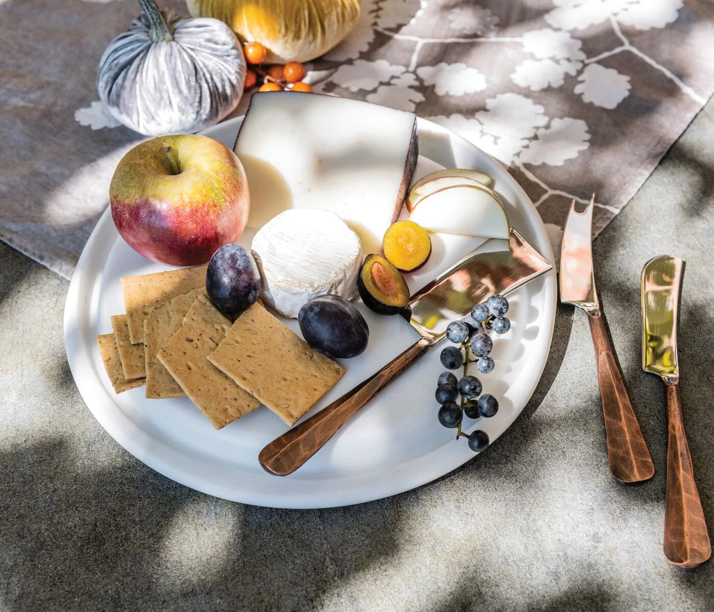 White Marble Cheese Board