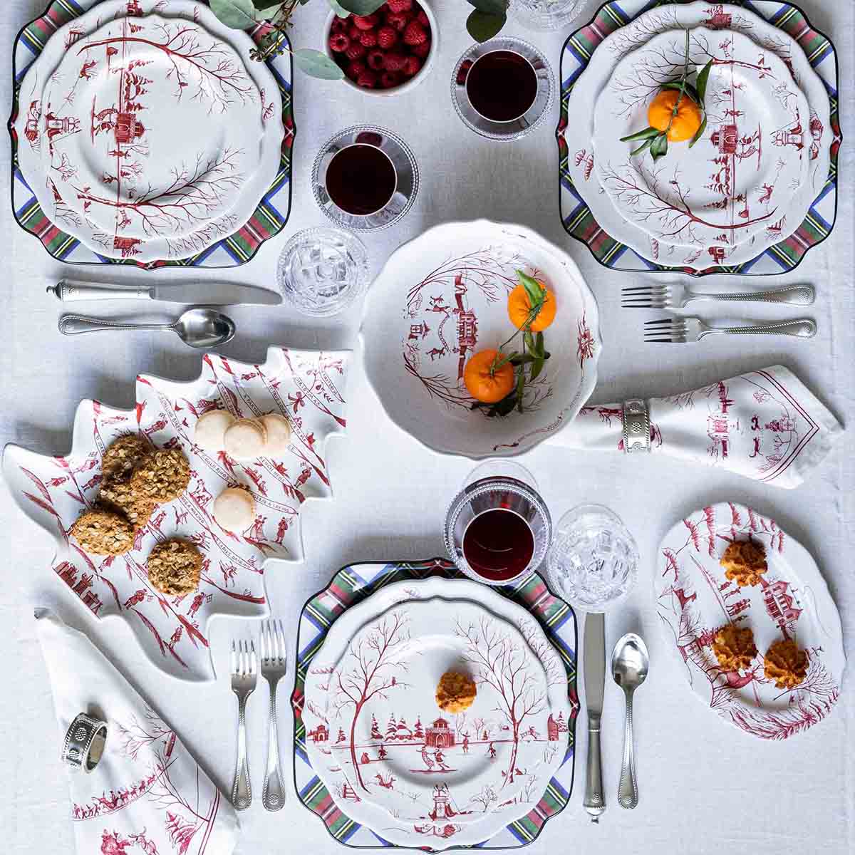 Juliska Winter Frolic Tree Platter