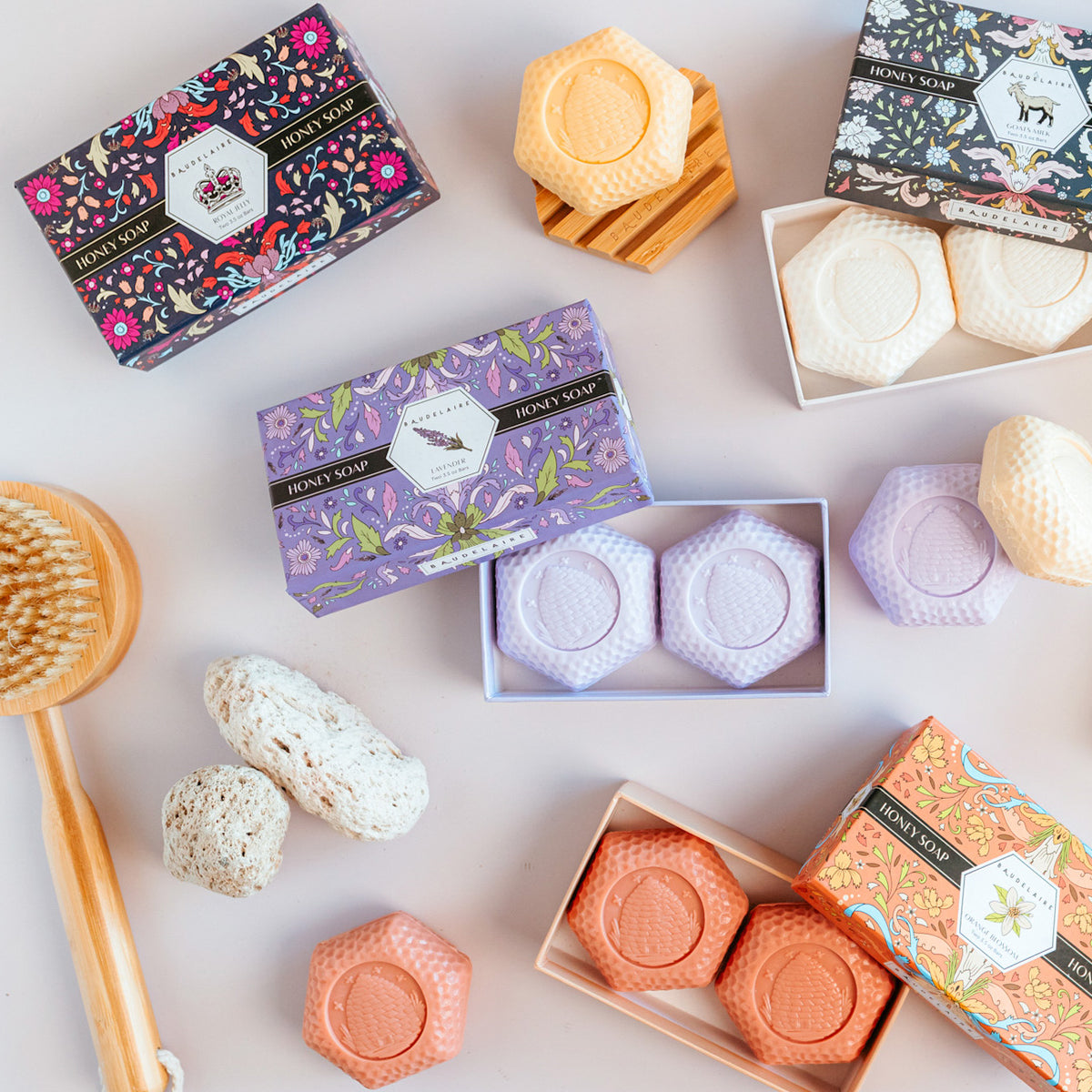 Baudelaire Honey Soap Two Bar Gift Sets