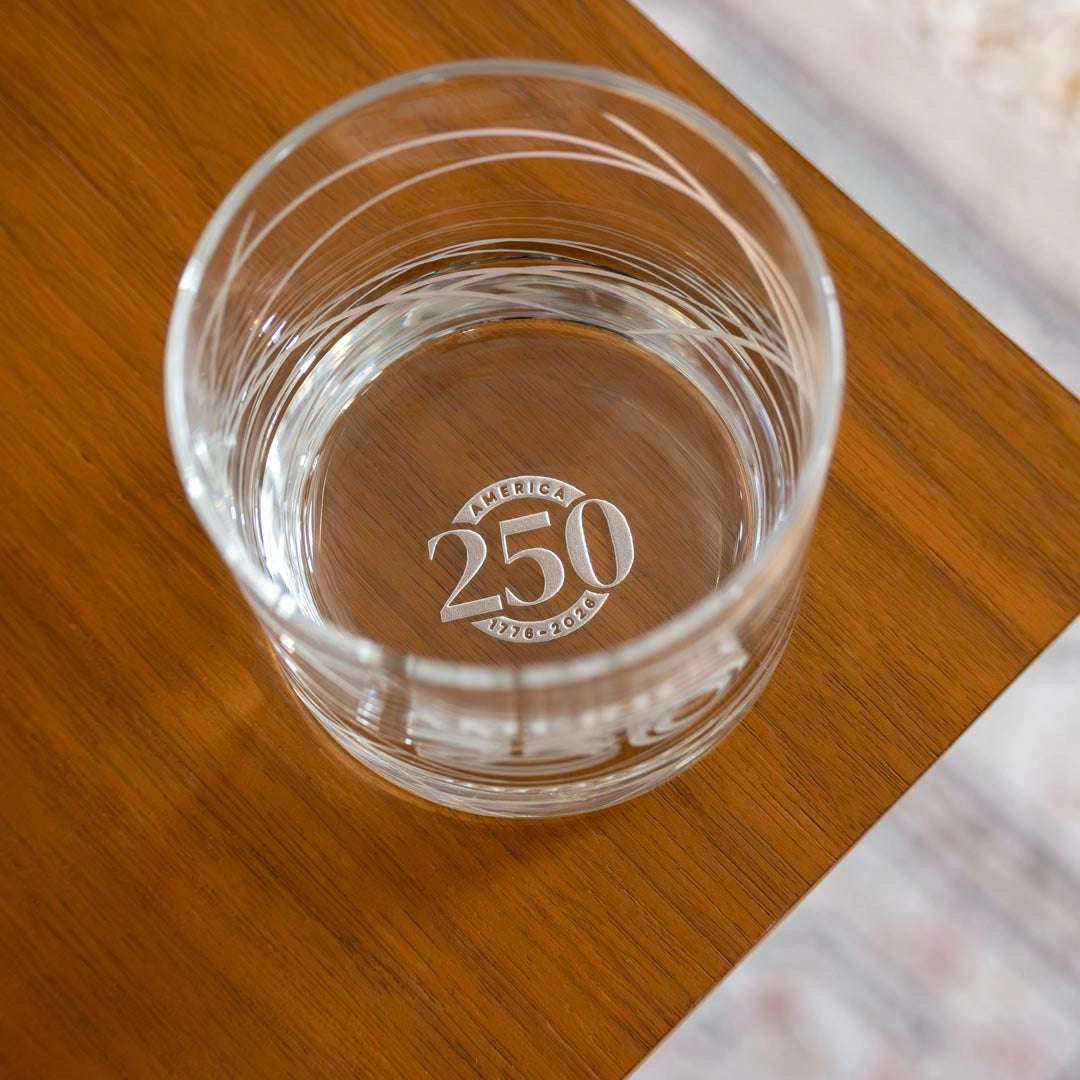 America250™ Longitude 10oz On the Rocks Whiskey Glass