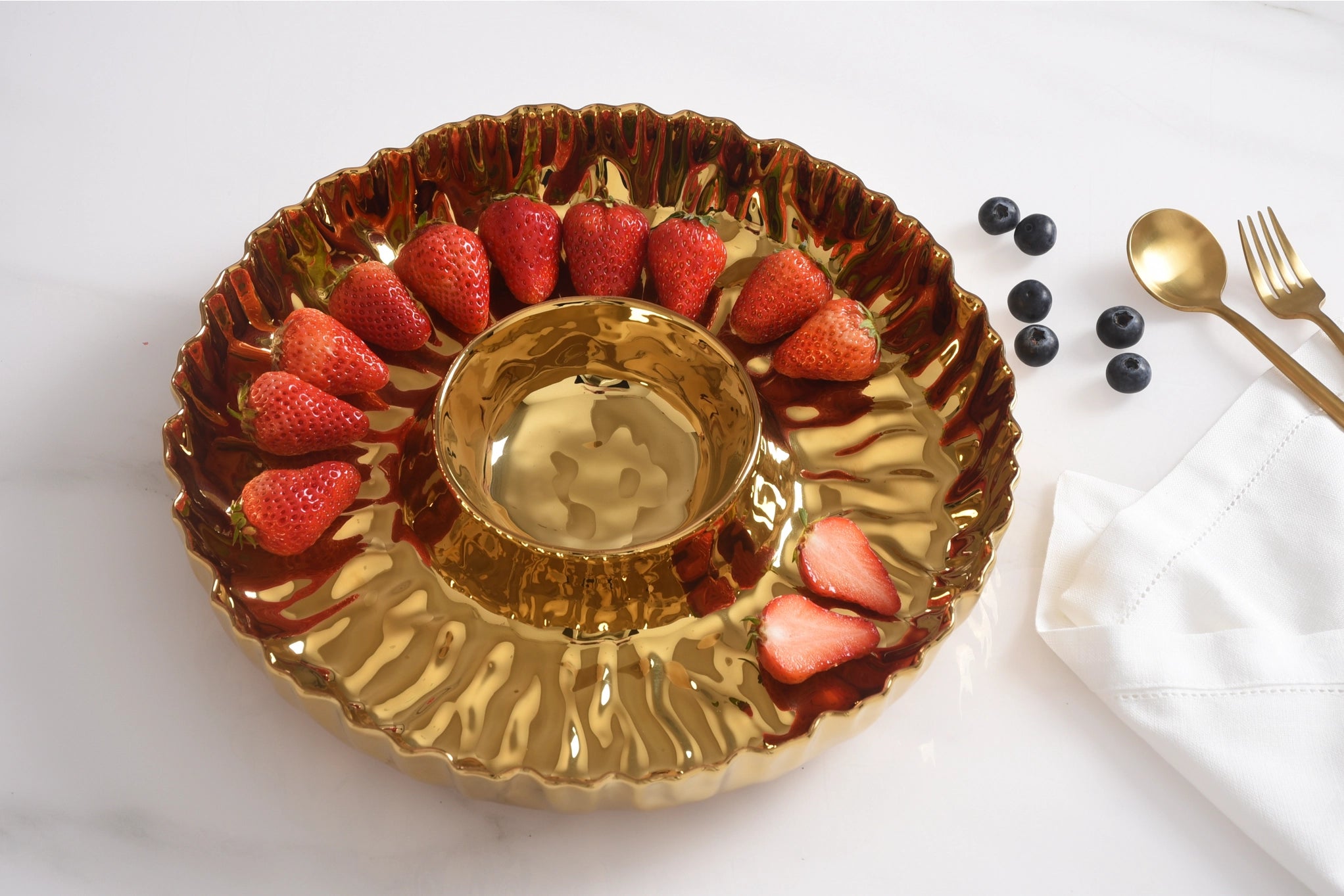 Golden Chip & Dip Platter