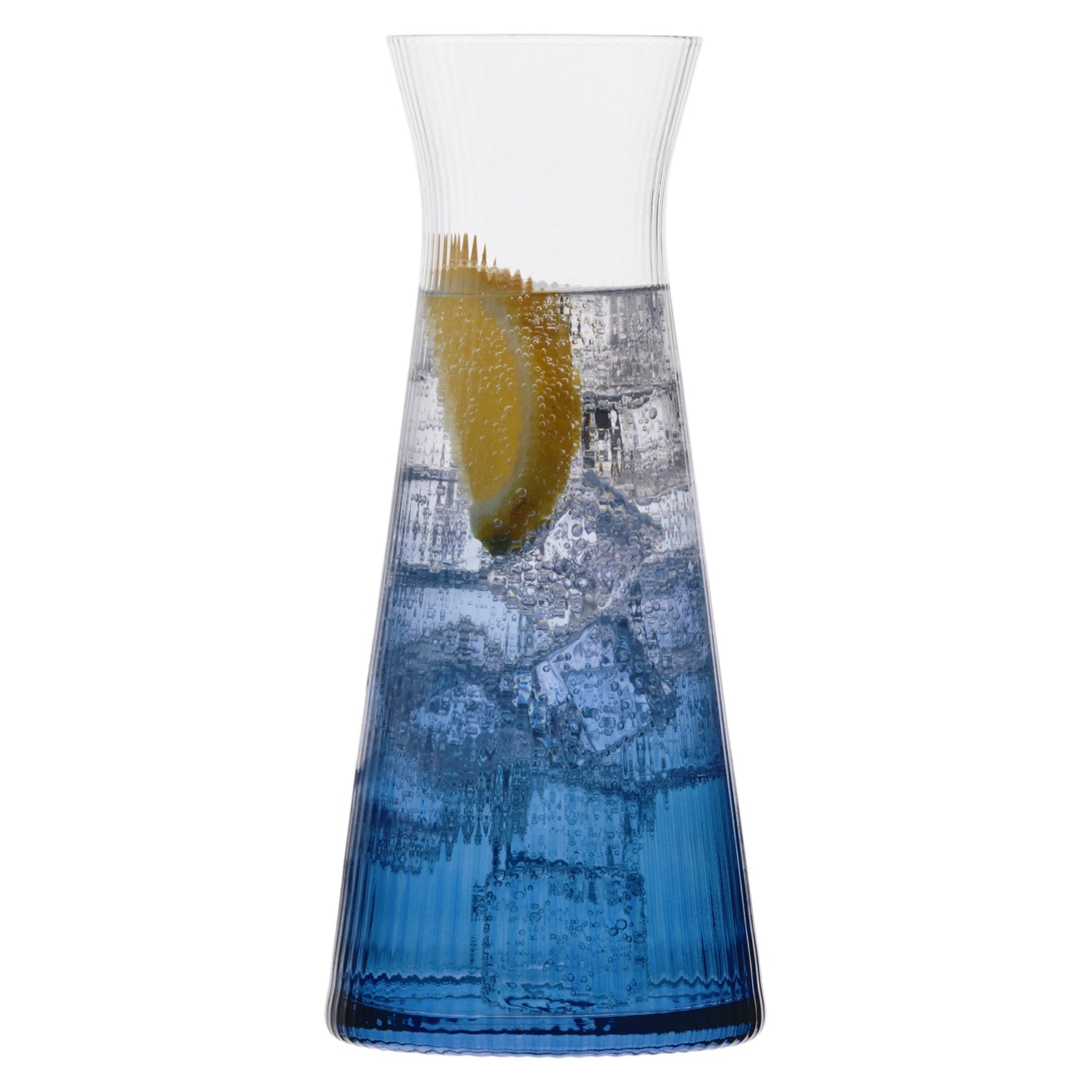 Empire Blue Glass Water Carafe - Water Pitcher
