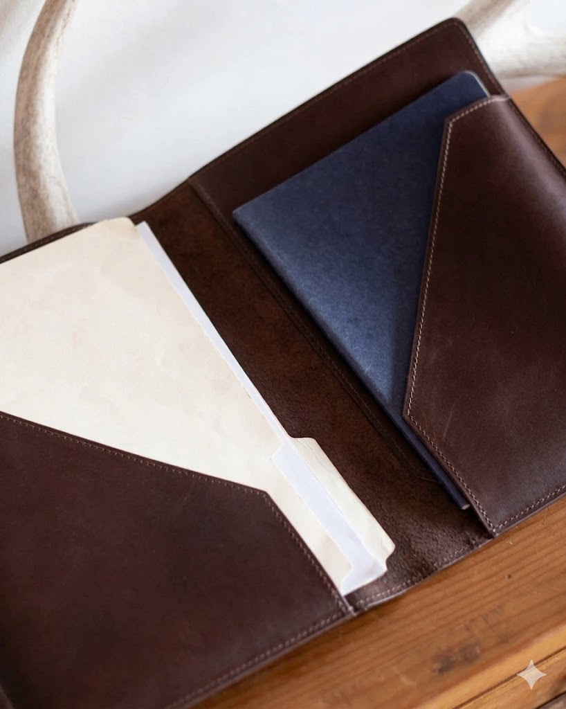 The Executive Large Leather Portfolio