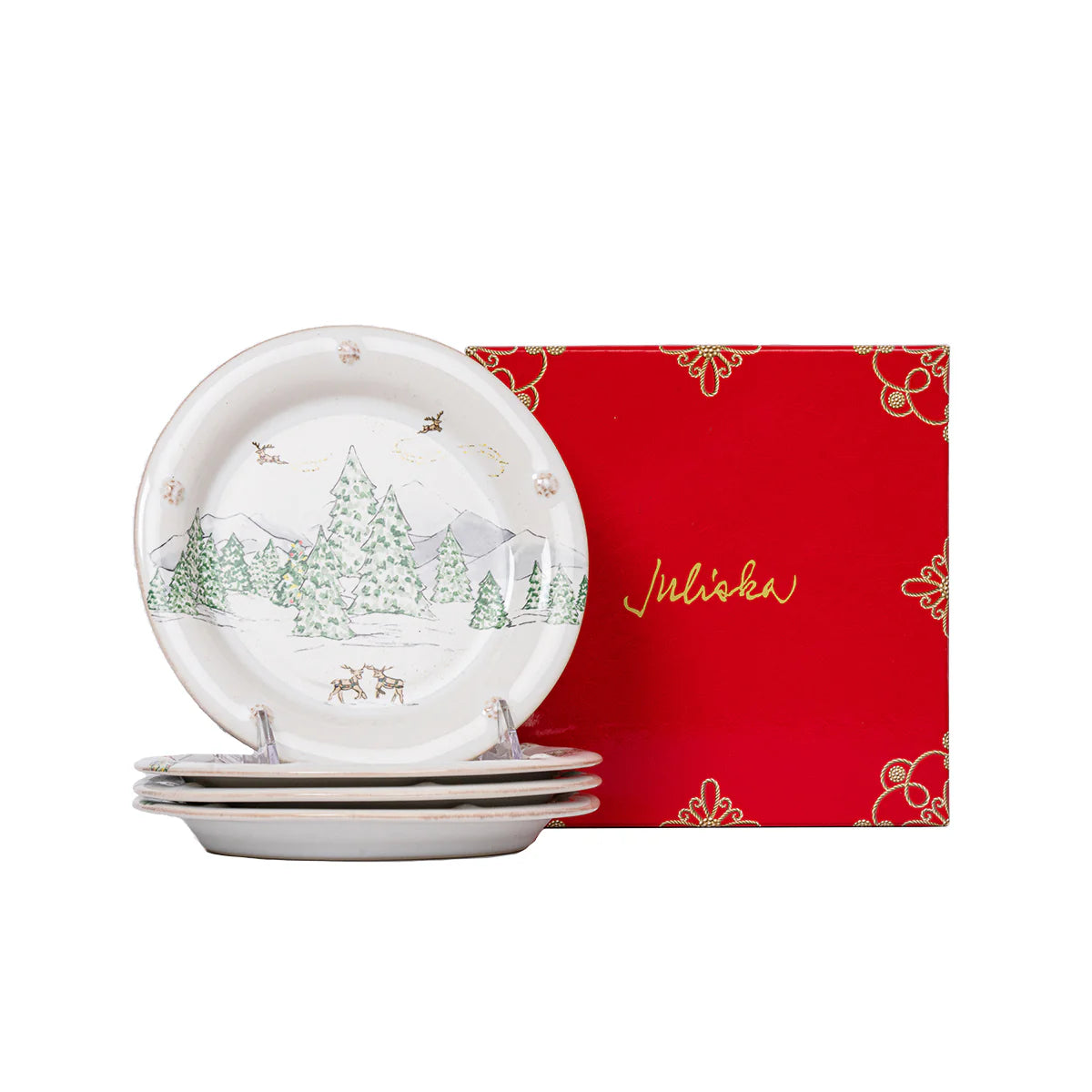 Berry & Thread North Pole Cocktail Plates - Set of 4