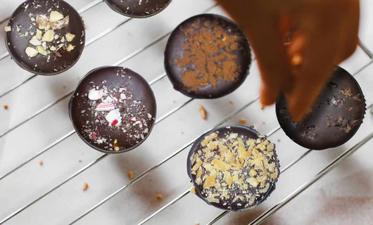 Chocolate Sandwich Cookies Dipped in Dark Chocolate - 3 Pack Gift Box