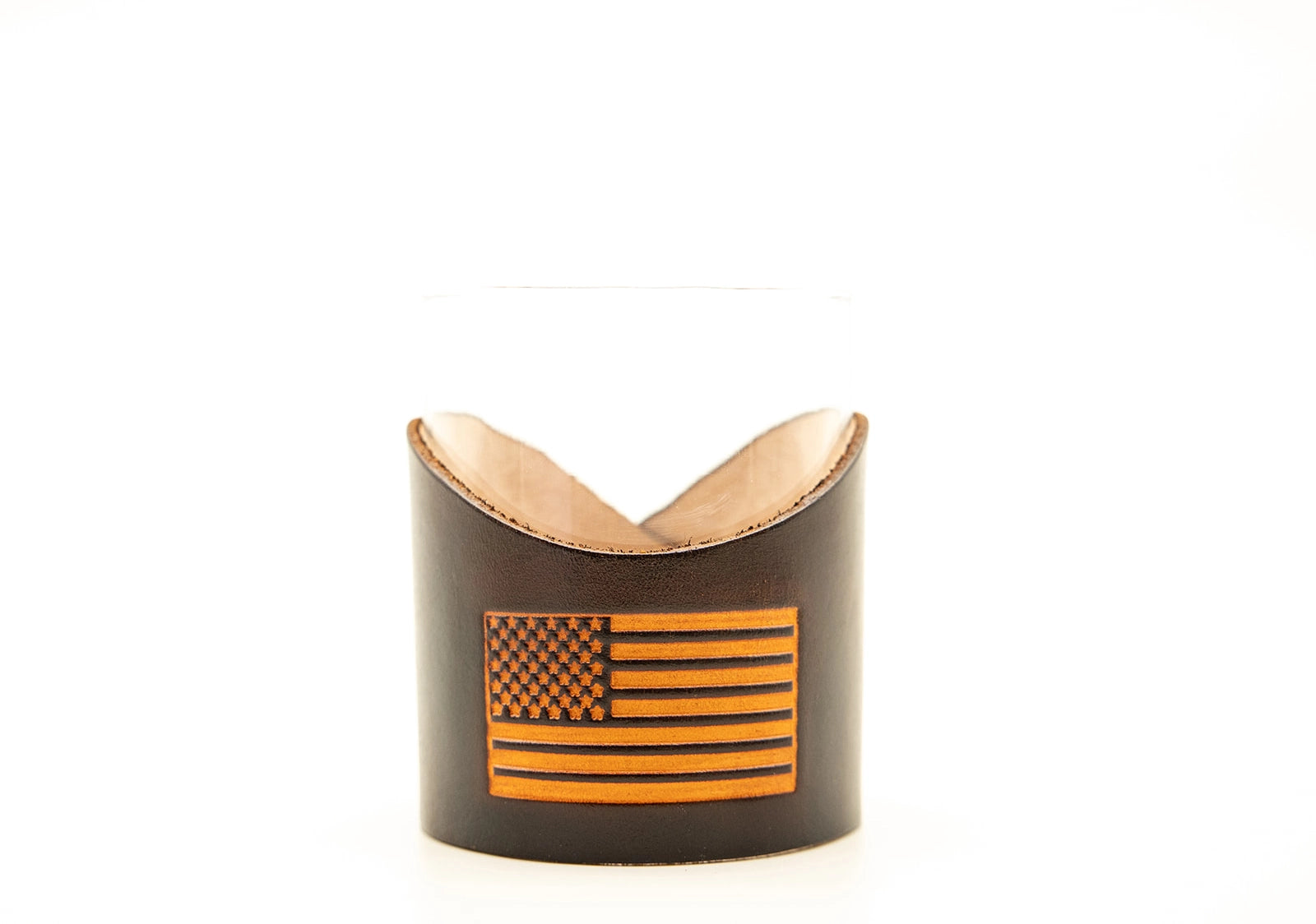 Lindy Leather Rocks Glass - Thumbnail 5