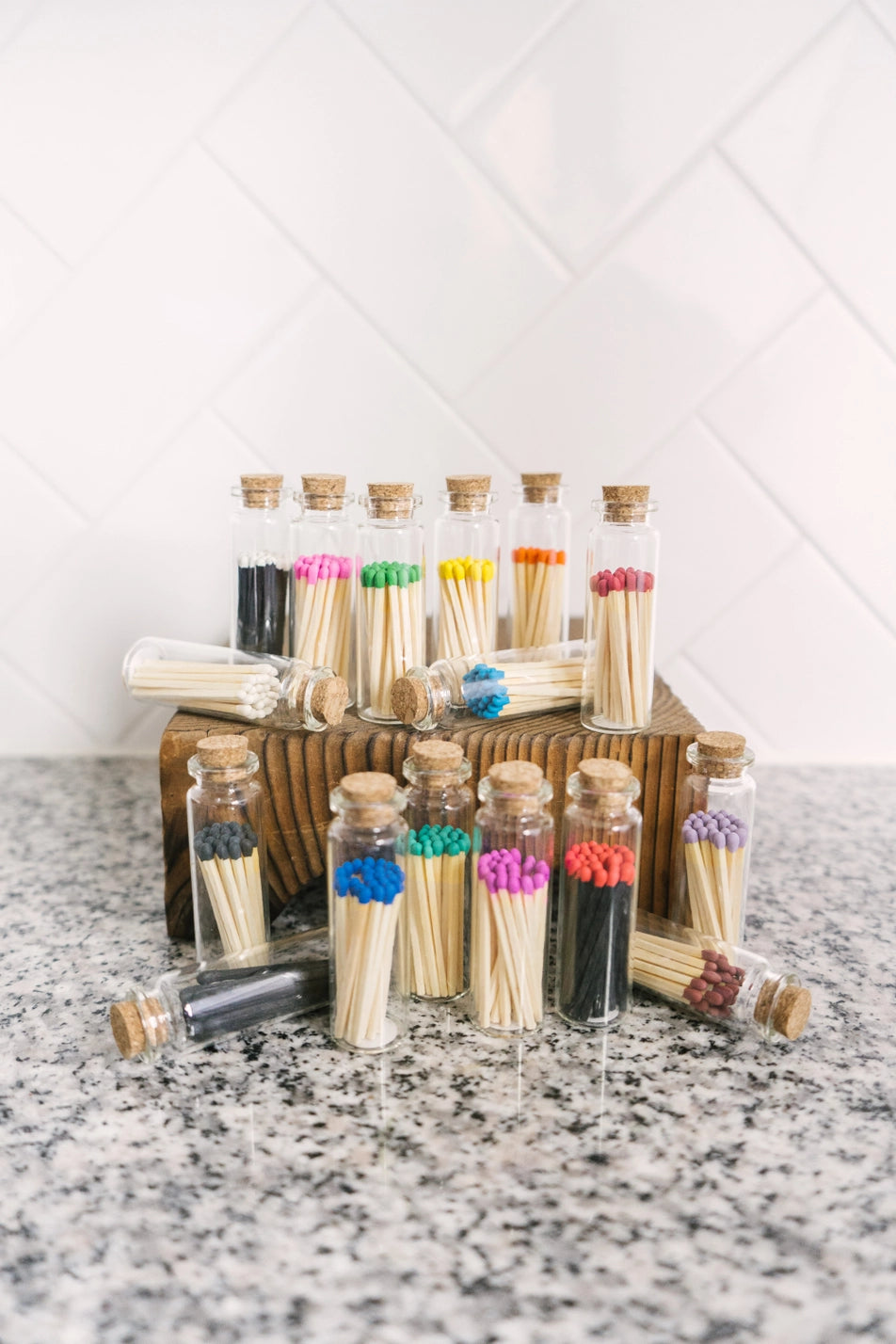 Custom Large Candle & Matches Set