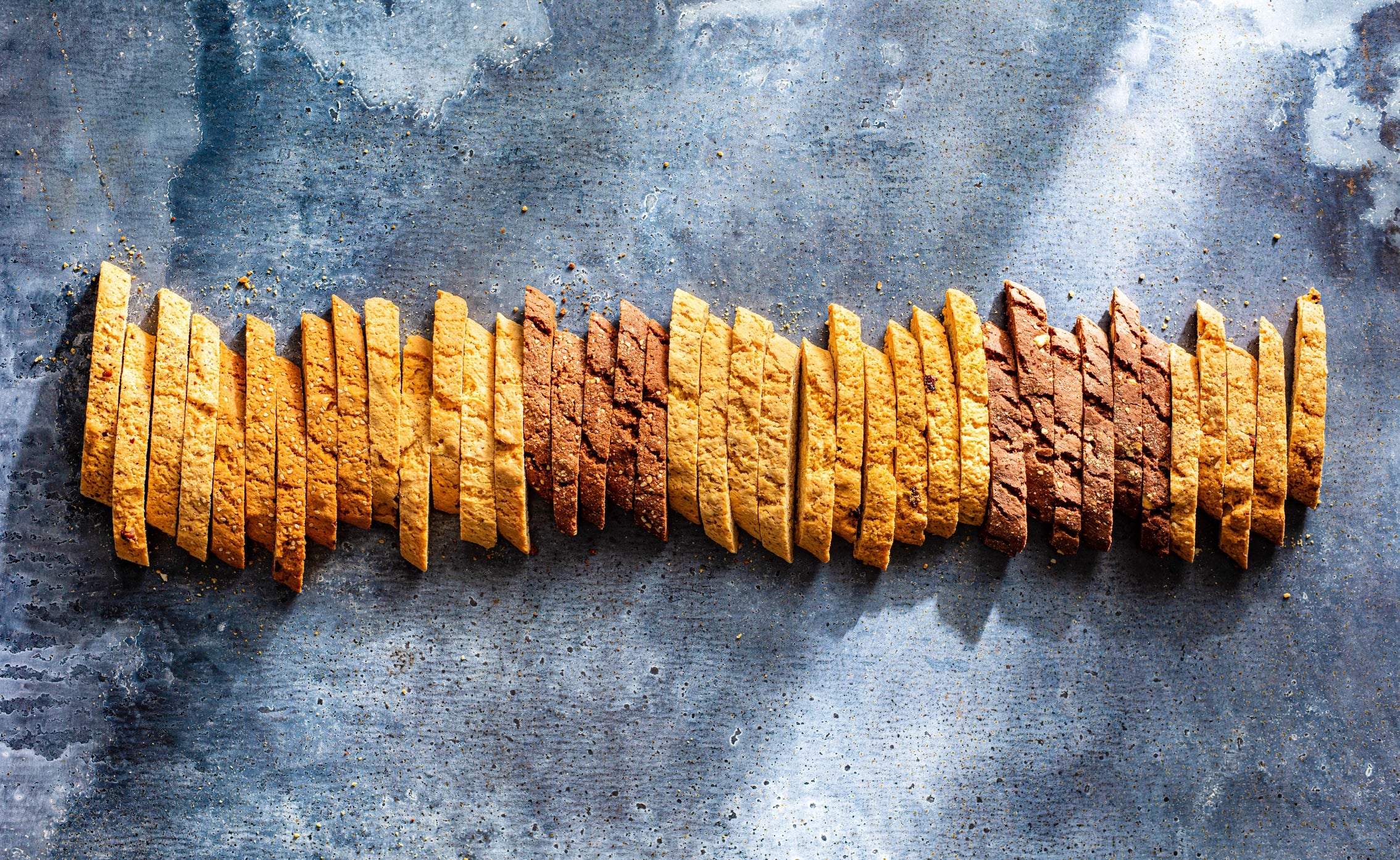 8 oz Box Chocolate Almond Biscottis