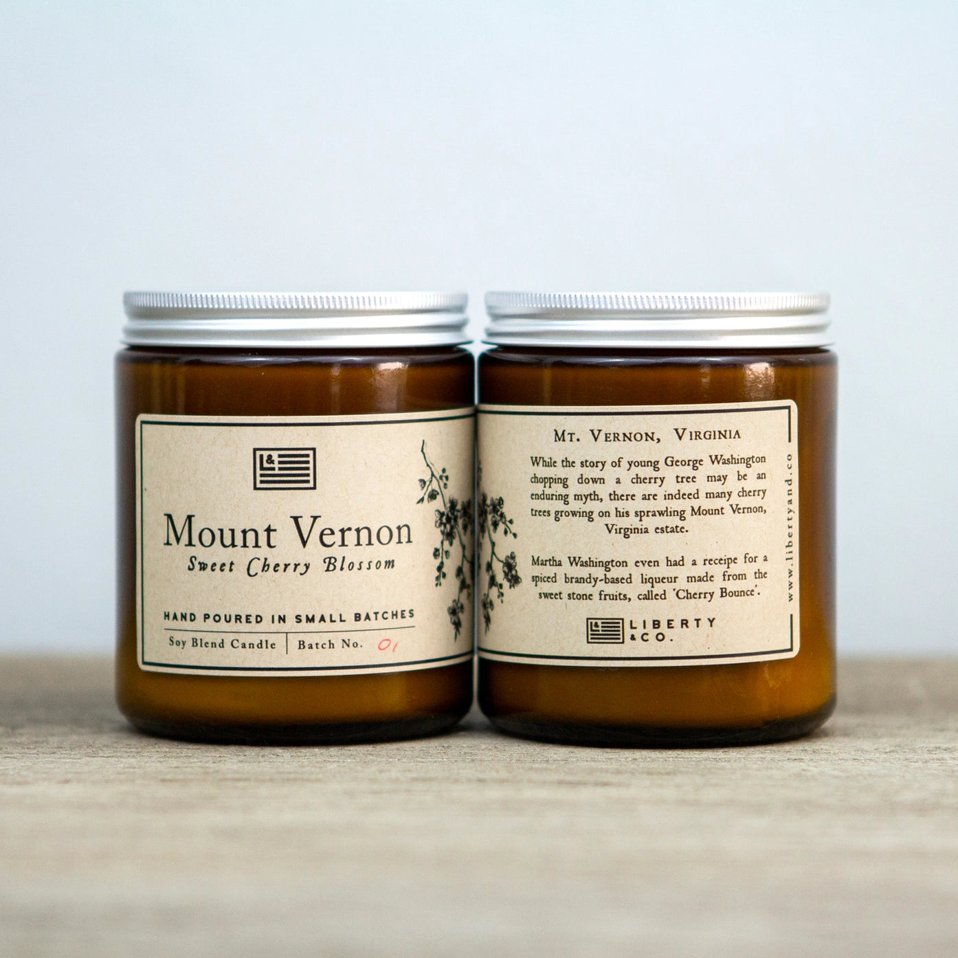 America 250 Musket Ball Rocks Glass & Mount Vernon Candle Set