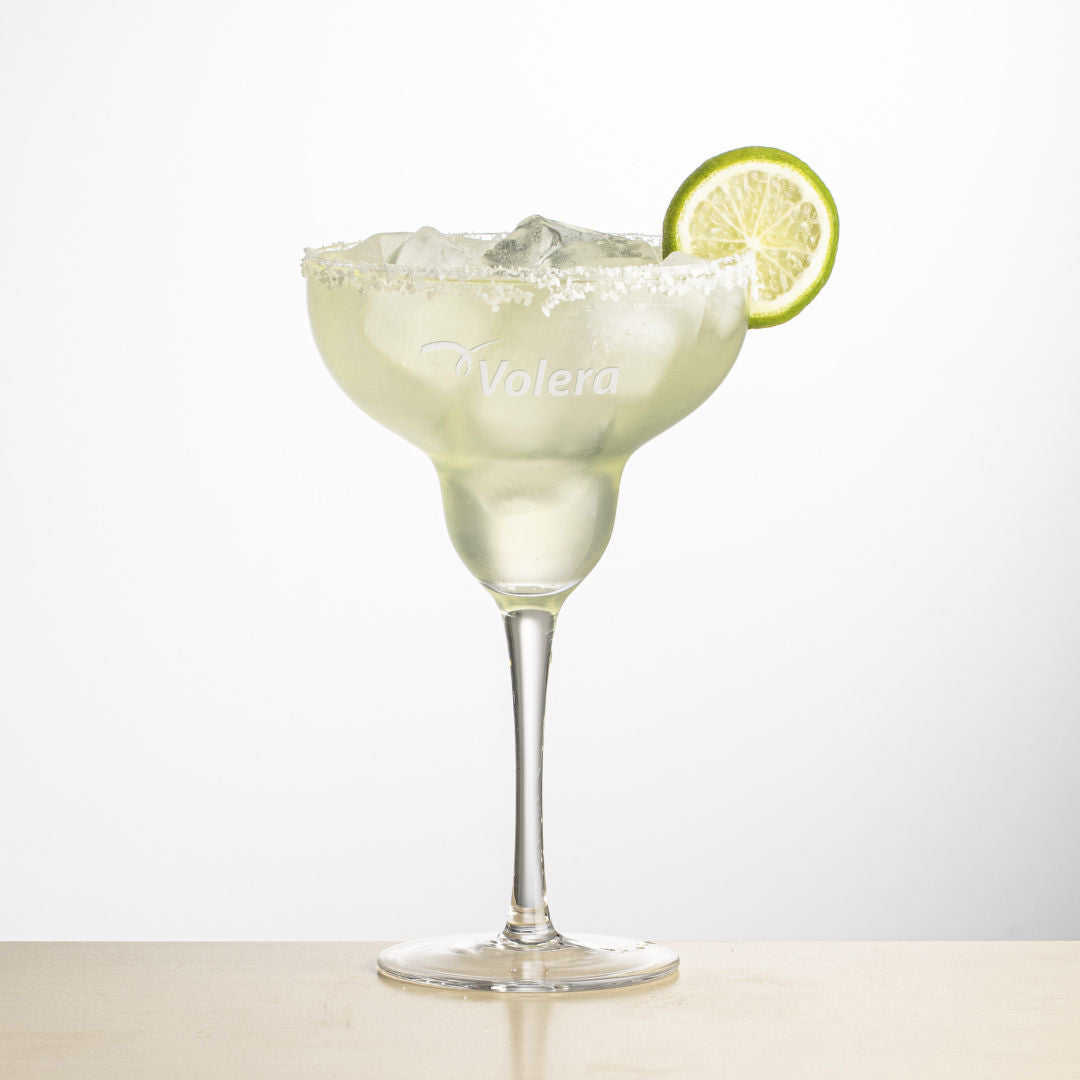 Custom Pitcher & Margarita Cocktail Glasses Set
