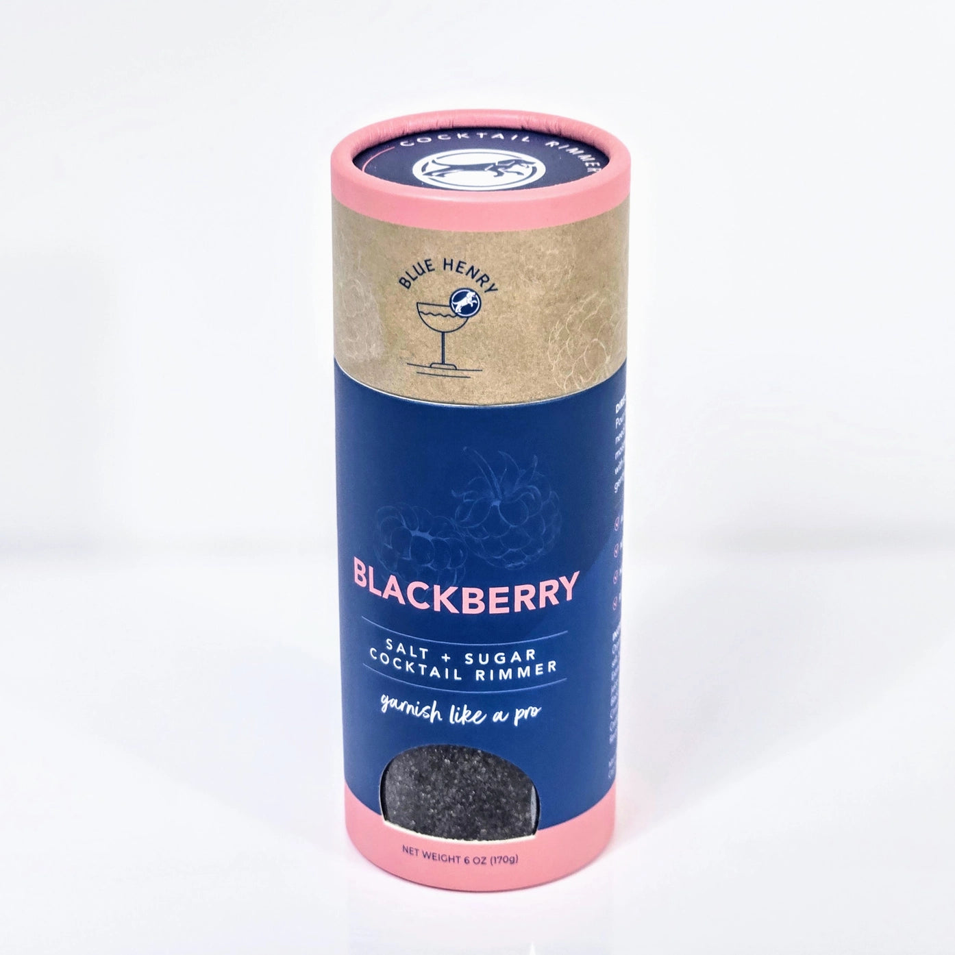Blue Henry Blackberry Rimming Sugar + Salt
