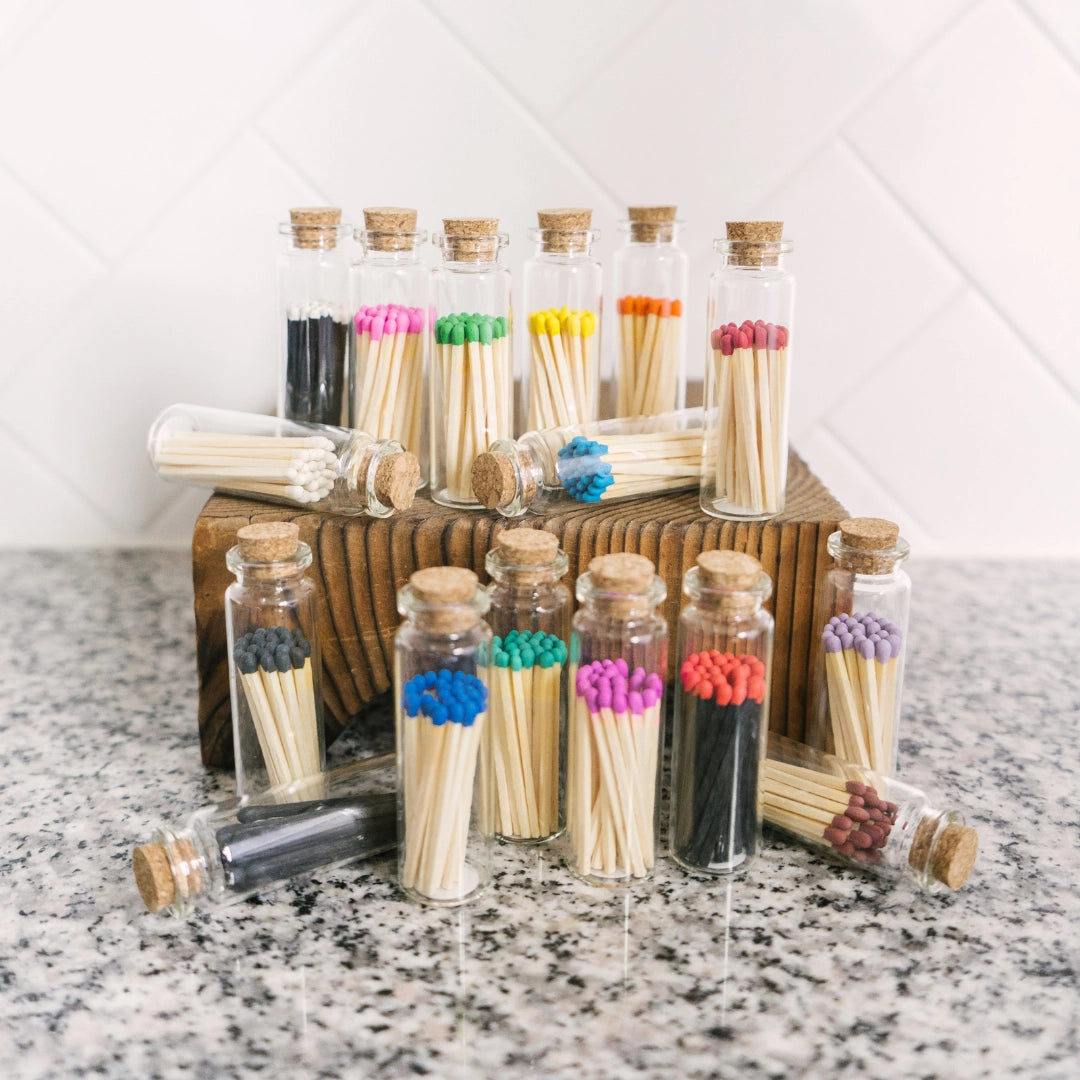 Custom Printed Candle & Matches Set