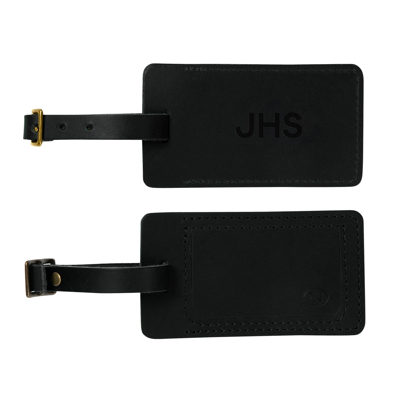 Branded Leather Travel Tag & Gourmet Snack Set