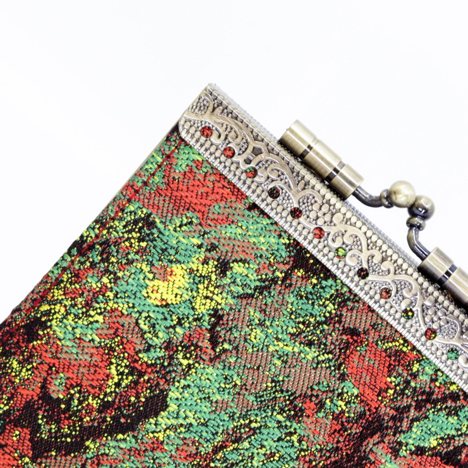 Abstract Pattern, Brocade Card Holder with RFID