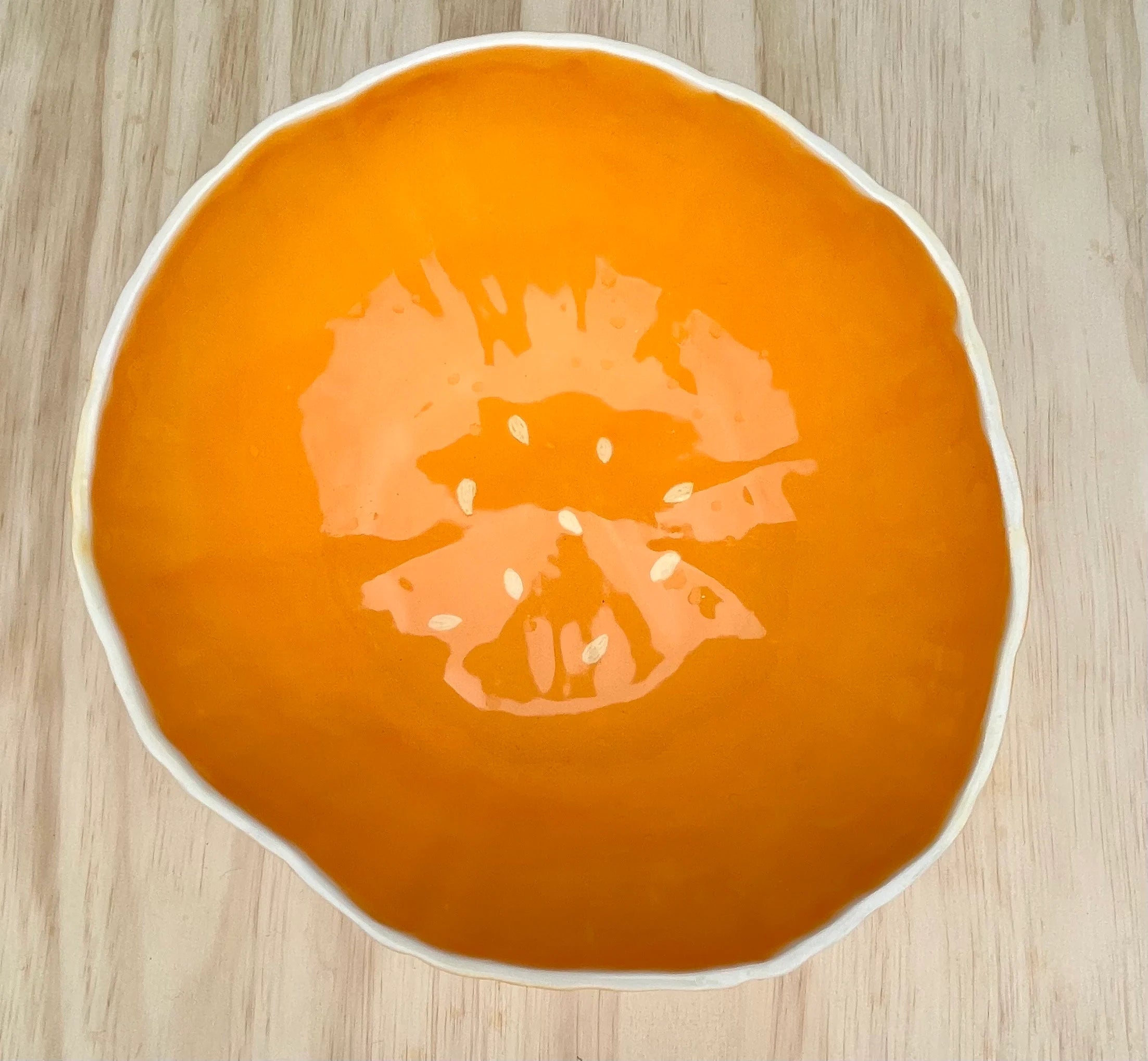 Pumpkin Server Bowl