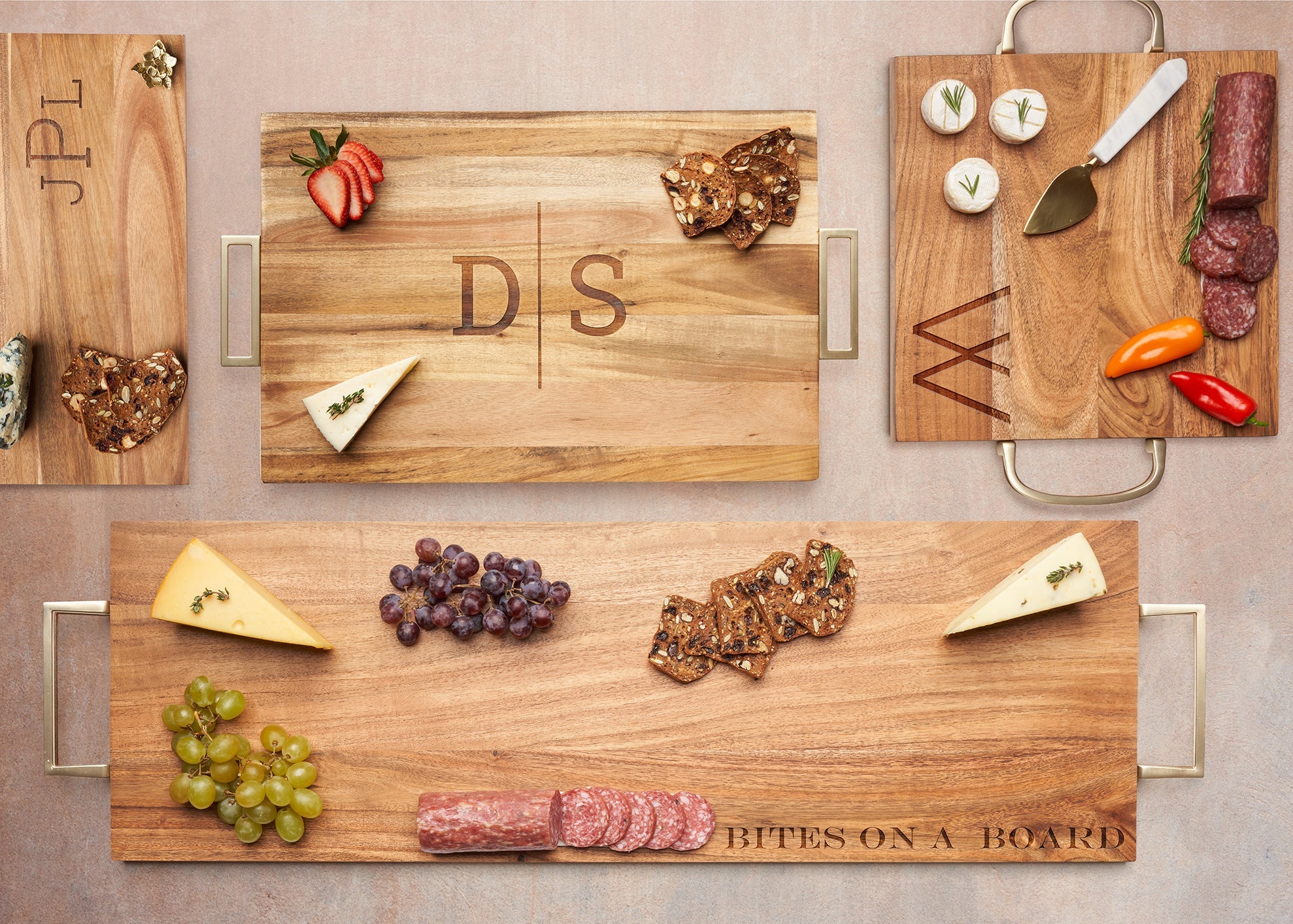 14 x 8" Acacia Modern Rectangle Board | Grateful