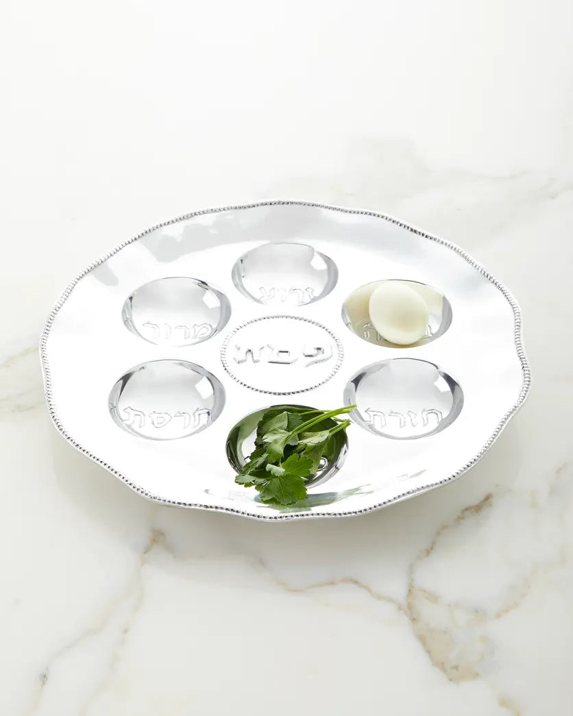 Seder Plate With Pearls