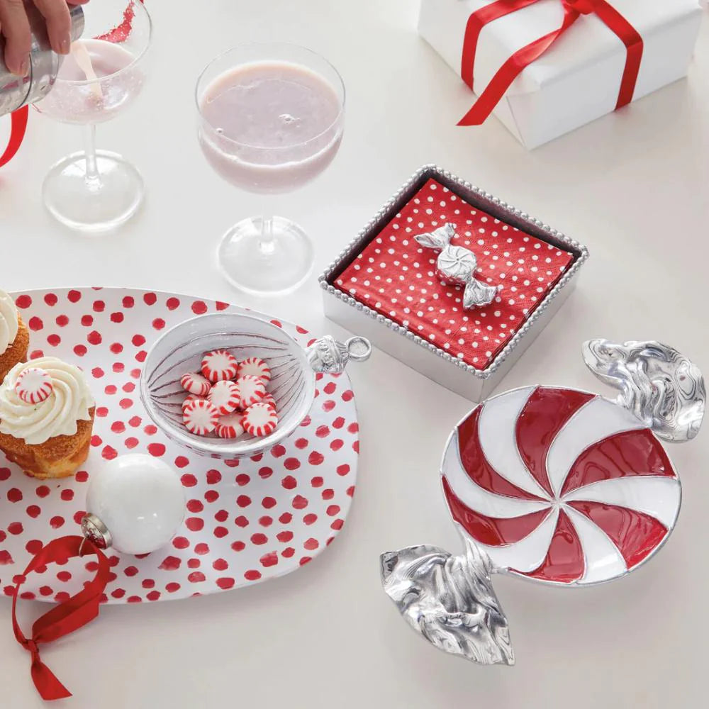 Peppermint Treat Dish Set