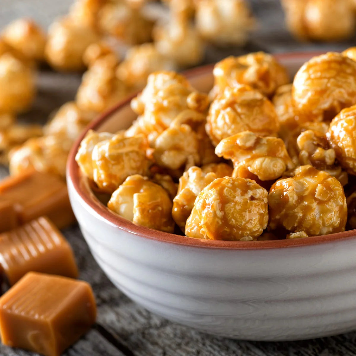 Dark Chocolate & Classic Caramel Popcorn Set